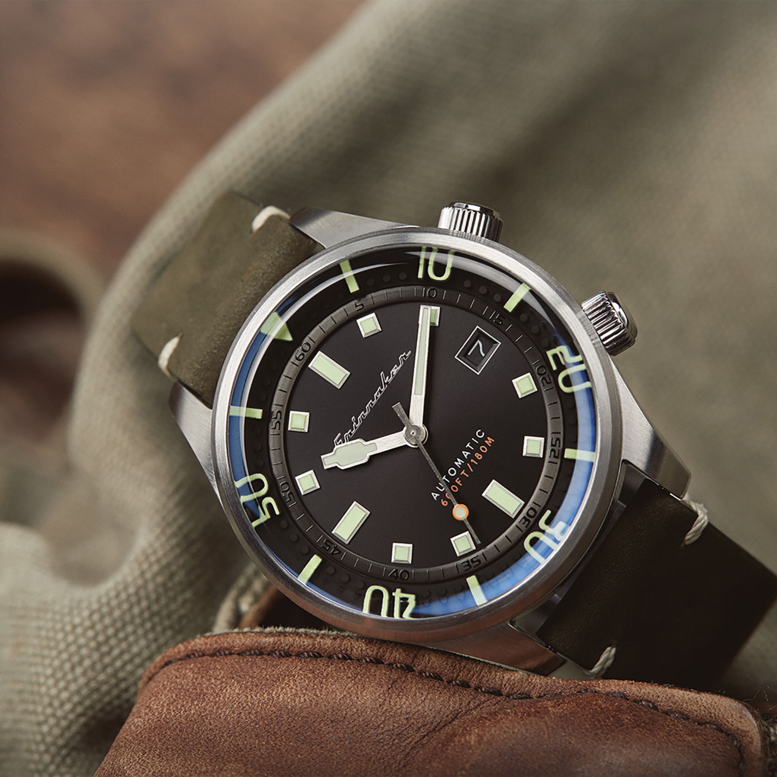 WEB限定デザイン Spinnaker BRADNER 日本製自動腕時計 SP-5062-02 通販